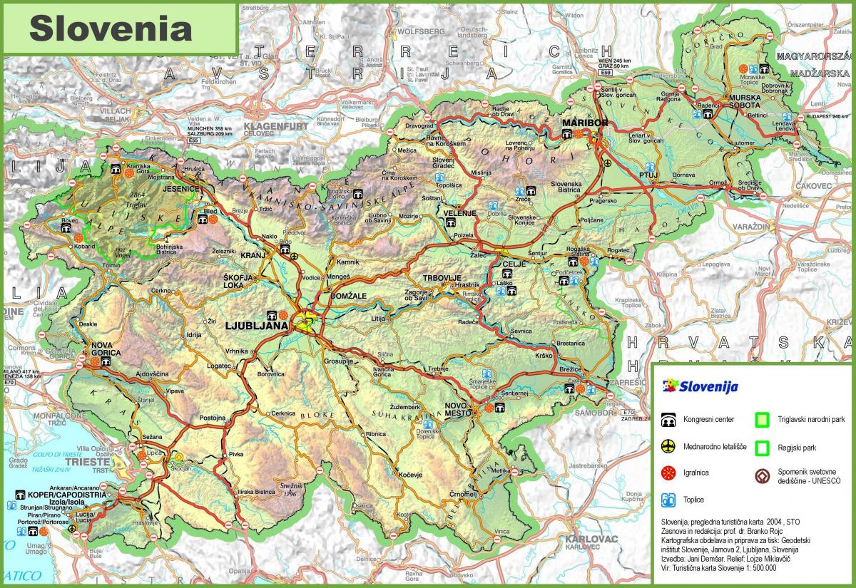 Peta jalan Slovenia